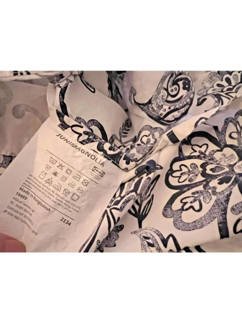 IKEA Junimagnolia KING Pillow Sham 37